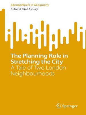 cover image of The Planning Role in Stretching the City